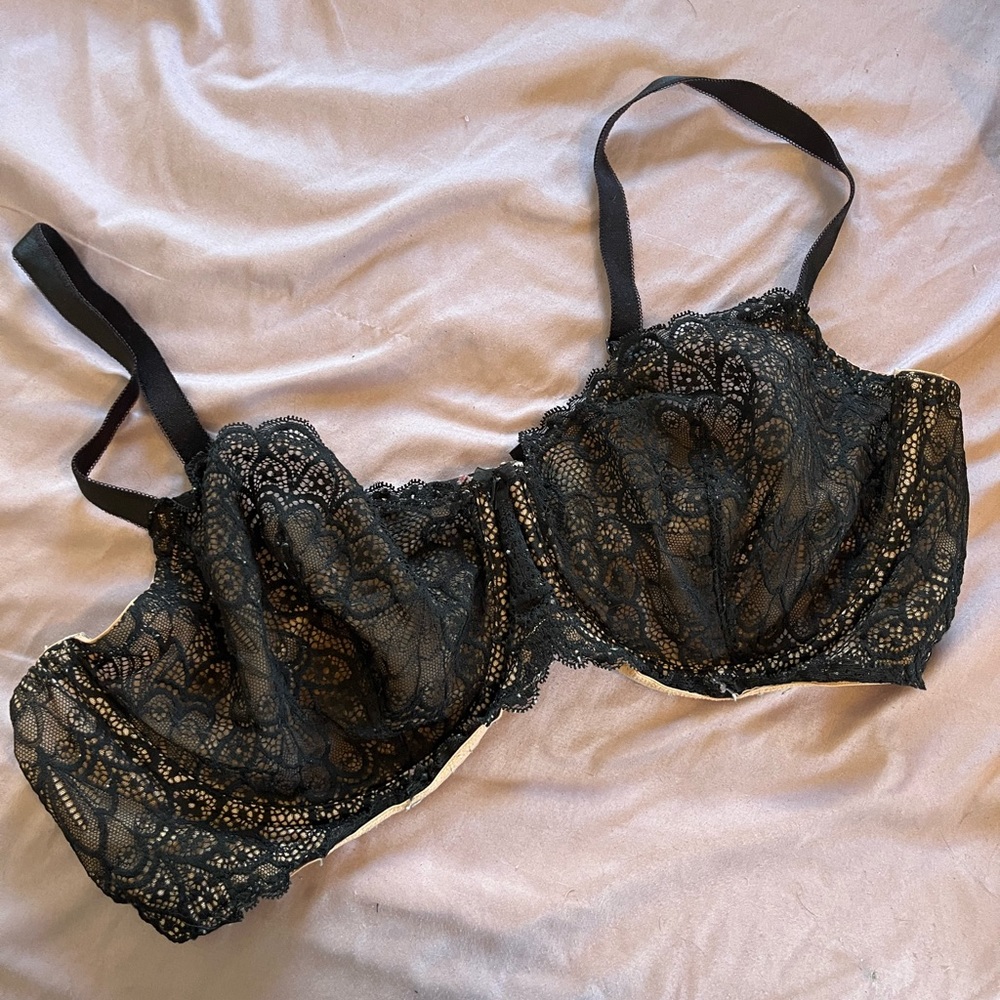 Torrid Lace and Mesh Unlined Bra